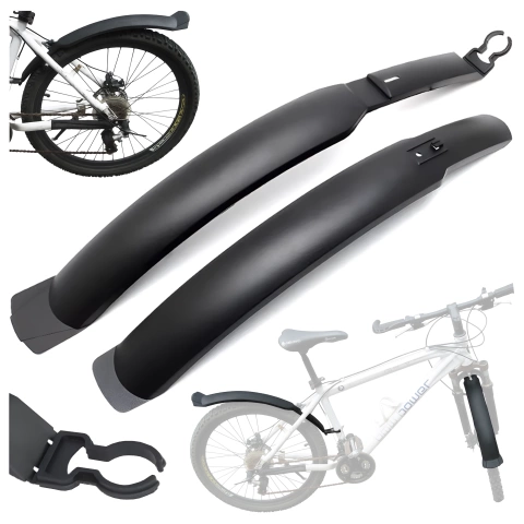 Plattform-Fahrradpedale für MTB-Fahrräder, Aluminium 9/16" Schwarzes Aluminium-Set [2 Stk.]