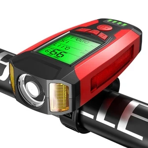 4in1 Fahrradlicht Superfire BM01 LED 300lm mit Hupe
