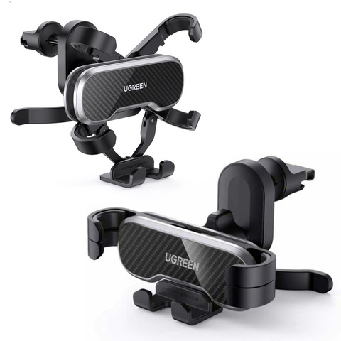 Gravitational car holder for the UGREEN LP228 phone for the black grid