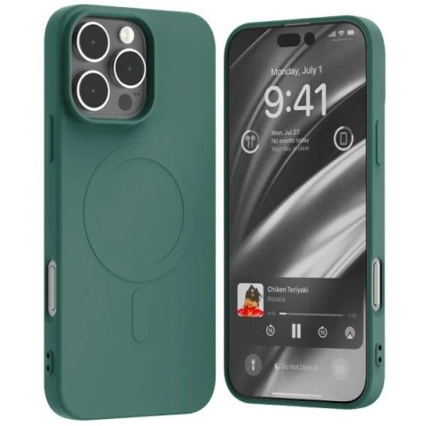 Mercury MagSafe Semi-Silicone Case for iPhone 16 Pro Max 6.9" Green