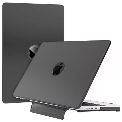 Alogy ProStand™ Matte Case with Stand for MacBook Air 13.3" (A1932/A2179/A2337) Black