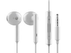 Original Huawei AM115 headphones 3.5mm remote control microphone white