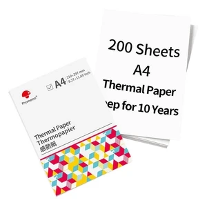 Phomemo thermal paper A4 210x297mm 200 pcs white
