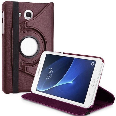 360° ROTARY CASE FOR SAMSUNG GALAXY TAB A 7.0 T280 T285 PURPLE
