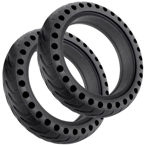 Tubeless Tire x2 for Scooter Xiaomi Mijia M365 Black 01