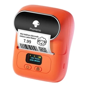 Phomemo M110 Portable Label Printer Bluetooth USB Orange