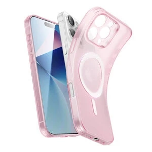 iPhone 16 Pro Max ESR MagSafe Clear Case HaloLock Pink