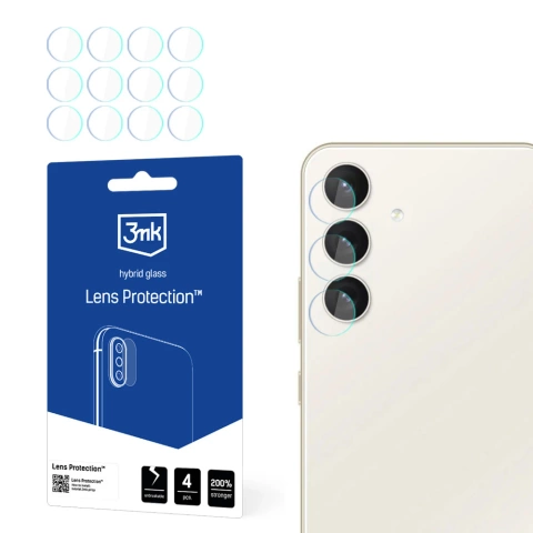 Glass camera cover for Samsung Galaxy S24 - 3mk Lens Protection™