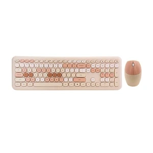 MOFII 666 2.4G Wireless Keyboard Mouse Set (Beige)