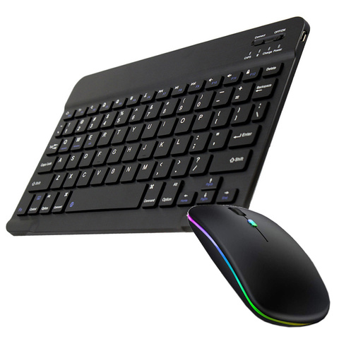 Universal 10" Bluetooth Wireless Keyboard Alogy Mouse