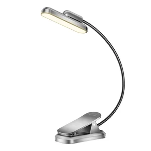 Glocusent Wireless Rotating Lamp, USB-C 1000mAh (Silver)