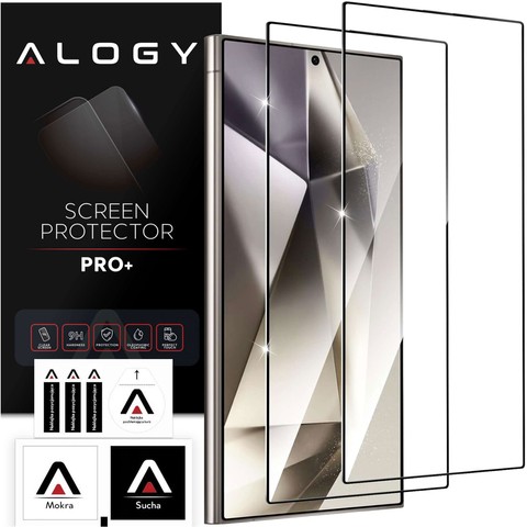 2x Tempered Glass for Samsung Galaxy S24 Ultra Screen Protector Glass 9H Alogy Pro