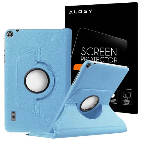 360 Rotating Case Huawei MediaPad T3 7.0 Blue Glass