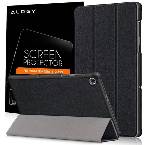 Alogy Book Cover for Lenovo M10 Gen 2 TB-X306 Black Glass