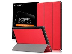 Alogy Book Cover for Lenovo Tab M10 10.1 TB-X605 Red Glass