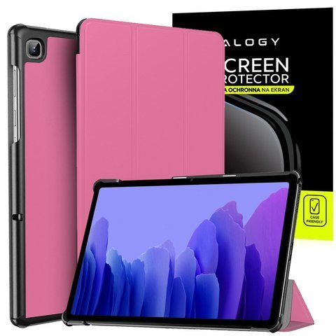 Alogy Book Cover for Samsung Galaxy Tab A7 10.4 T500/T505 Pink Film Stylus