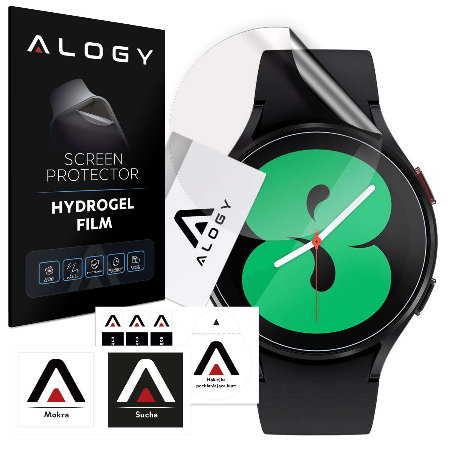 Alogy Hydrogel Hydrogel Protective Film for Samsung Galaxy Watch 4 (40mm)