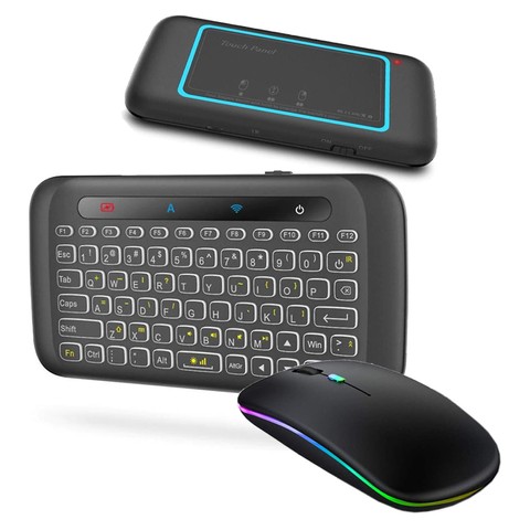 Alogy RGB LED Wireless Backlit Keyboard Wireless TouchPad H20 Alogy Mouse