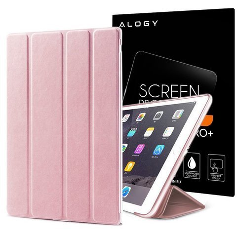 Alogy Smart Case Apple iPad 2 3 4 Silicone Pink Glass