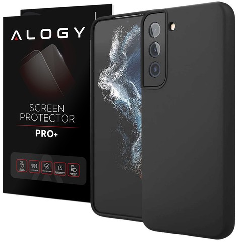 Alogy Thin Soft Case for Samsung Galaxy S22 Plus Black Glass