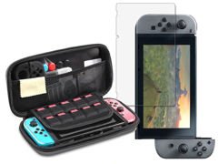 Alogy Tough Pouch for Nintendo Switch Black Glass