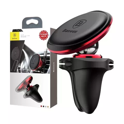 Car holder, Baseus magnetic phone (red)