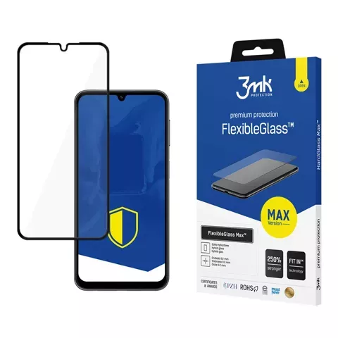 Hybrid glass for Samsung Galaxy A25 5G - 3mk FlexibleGlass Max™