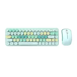 MOFII Bean 2.4G Wireless Keyboard Mouse Set (Green)