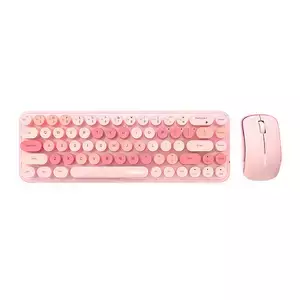 MOFII Bean 2.4G Wireless Keyboard Mouse Set (Pink)