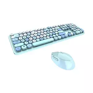 MOFII Sweet 2.4G wireless keyboard mouse set (blue)