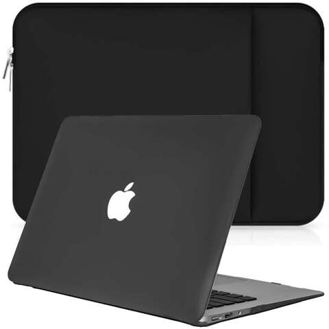 MacBook Air 13 Black Neoprene Hard Case