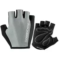 Rockbros S099GR cycling gloves, size M - gray