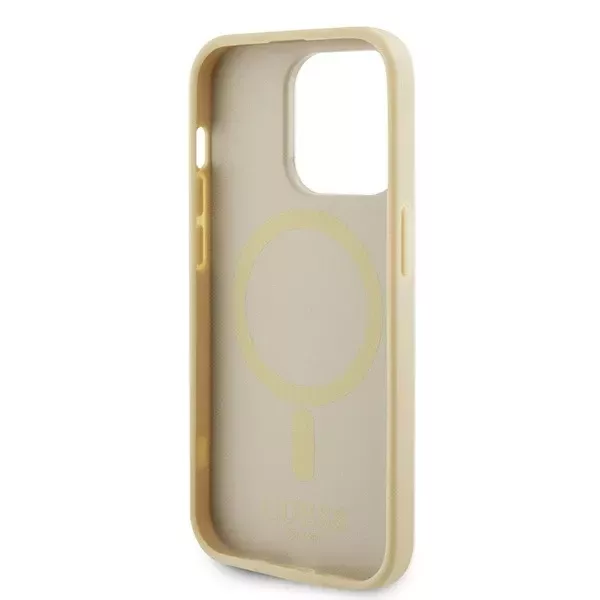 Saffiano Leather Case for iPhone 15 Pro and 15 Pro Max by Golden