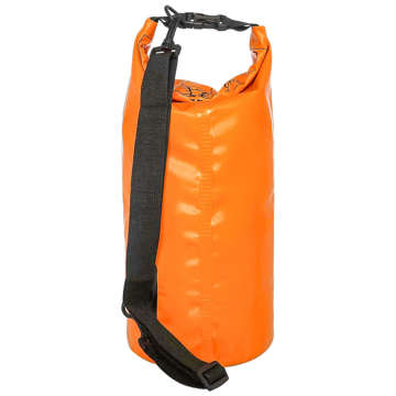 20L Water Resistant Sack Waterproof Pouch Kayak Sails Bag PVC for Sports Orange