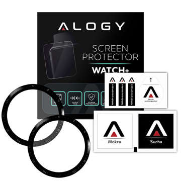 2x Alogy 3D Flexible Glass for Huawei Watch GT 2 46mm Black