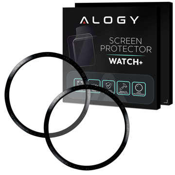 2x Alogy 3D Flexible Glass for Huawei Watch GT 3 46mm Black