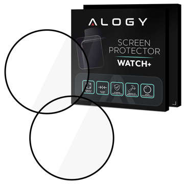 2x Alogy 3D Flexible Glass for Xiaomi Mi Watch S1 Active Global Black