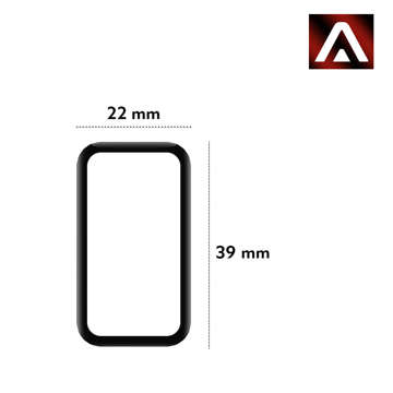 2x Alogy 3D Flexible Glass for Xiaomi Redmi Smart Band Pro Black