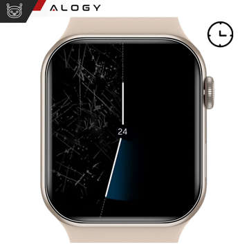 2x Alogy Hydrogel Hydrogel Protective Film for Apple Watch SE Smartwatch (44mm)