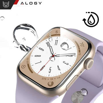 2x Alogy Hydrogel Hydrogel Protective Film for Apple Watch SE Smartwatch (44mm)