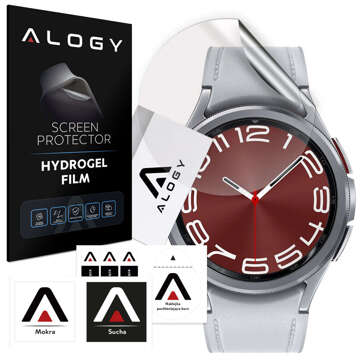 2x Alogy Hydrogel Smartwatch Protective Film for Samsung Watch 6 Classic 43mm