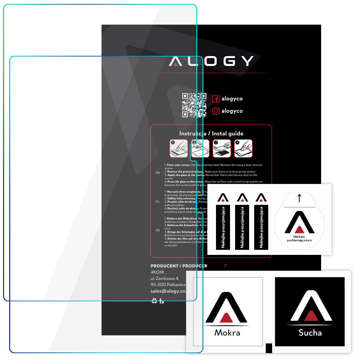 2x Alogy tempered glass screen protector for Samsung Galaxy Tab A8 10.5" 2021