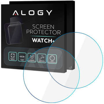 2x Protective Tempered Glass for Garmin Fenix ​​7S Alogy Screen Protector Watch