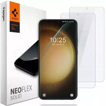 2x Spigen Neo Flex Hydrogel Protective Film for Samsung Galaxy S23 Clear