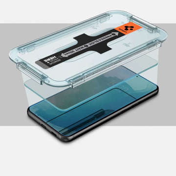 2x Tempered Glass for Spigen Glas.TR EZ FIT case for Samsung Galaxy S22 Plus