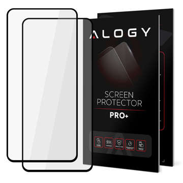 2x Tempered glass for Alogy Full Glue case friendly for Samsung Galaxy S21 Ultra Black