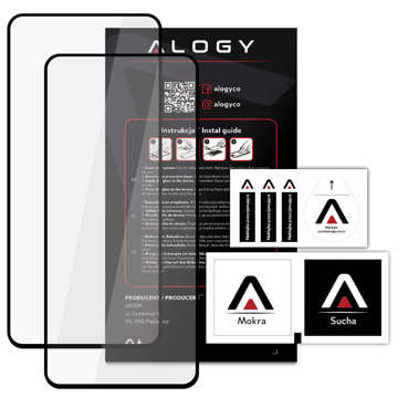 2x Tempered glass for Alogy Full Glue case friendly for Samsung Galaxy S21 Ultra Black