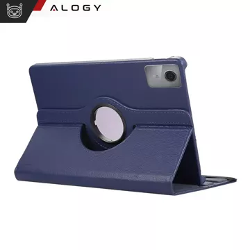 360 Case for Lenovo Tab M11 10.95" TB330FU / TB330XU / TB331FC Rotating Cover with Flip for Tablet Case Alogy Navy Blue