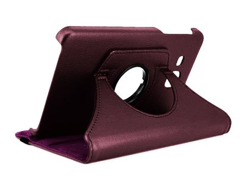 360° ROTARY CASE FOR SAMSUNG GALAXY TAB A 7.0 T280 T285 PURPLE