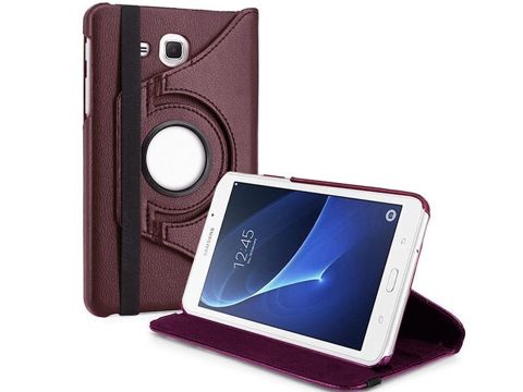 360° ROTARY CASE FOR SAMSUNG GALAXY TAB A 7.0 T280 T285 PURPLE